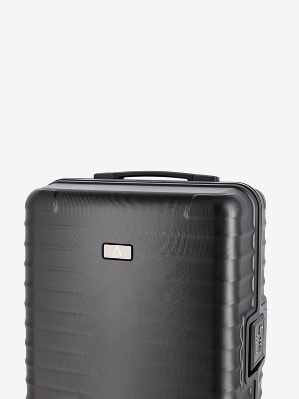 Titan Valigia da viaggio nera Titan Litron Frame S