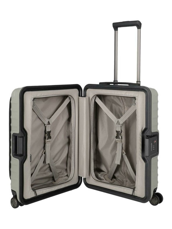 Titan Valigia da viaggio Titan Litron Frame S tasca frontale Champagne
