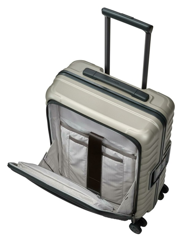 Titan Valigia da viaggio Titan Litron Frame S tasca frontale Champagne