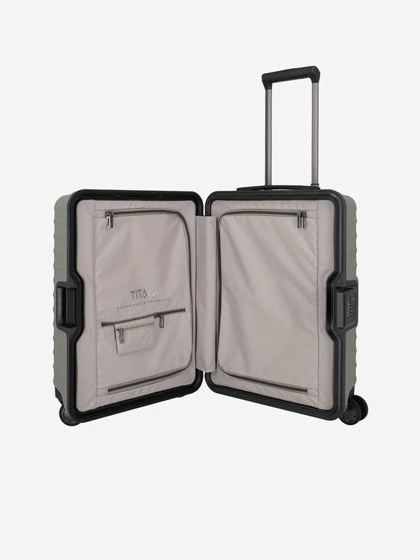 Titan Valigia da viaggio beige Titan Litron Frame S