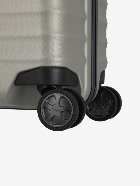 Titan Valigia da viaggio beige Titan Litron Frame S