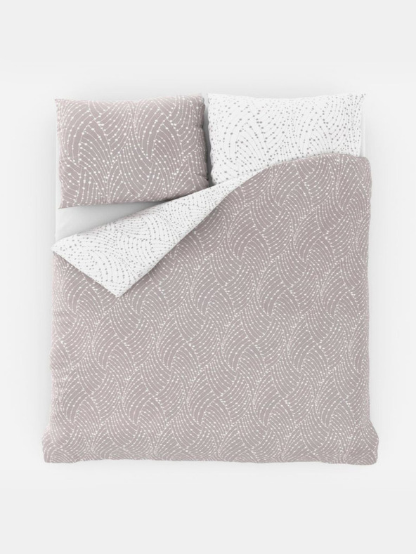 Kvalitex Biancheria da letto in cotone francese NORDIC COLLECTION 200x200, 70x90cm ASTRA