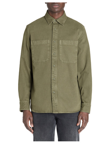 Celio Camicia da uomo color kaki Celio Lanime