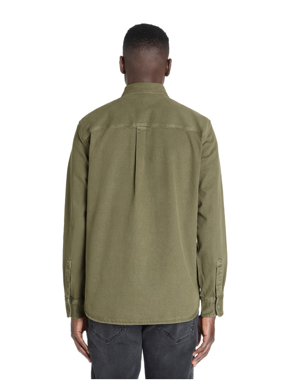 Celio Camicia da uomo color kaki Celio Lanime