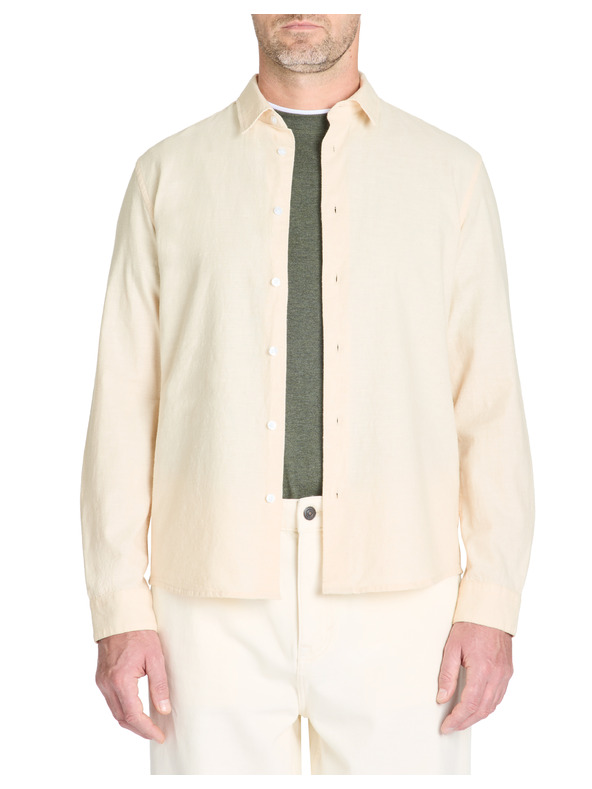 Celio Camicia da uomo beige Celio Lachambray