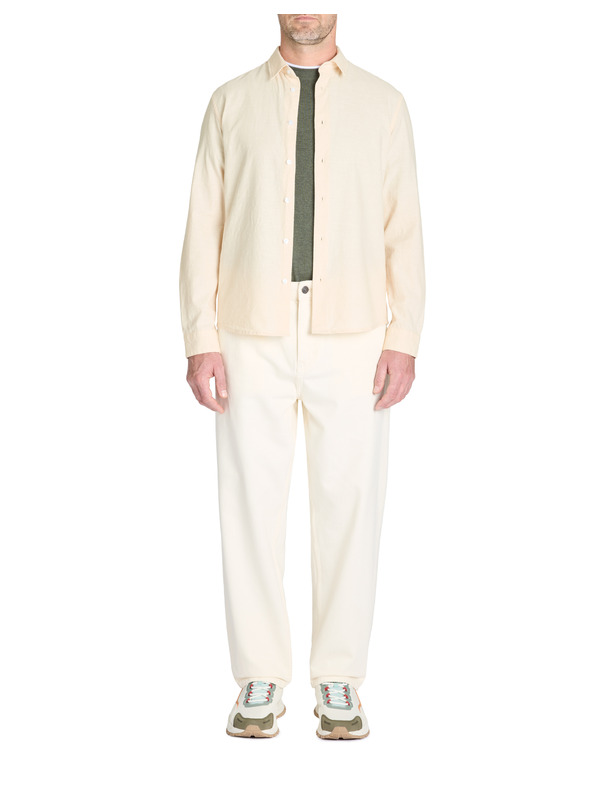 Celio Camicia da uomo beige Celio Lachambray