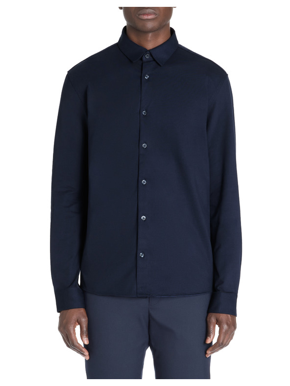 Celio Camicia Celio Lajersey uomo blu scuro