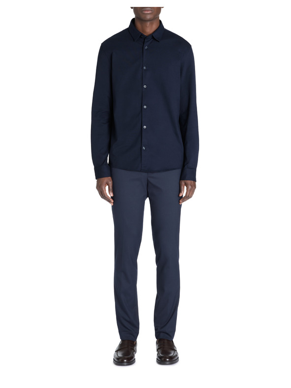 Celio Camicia Celio Lajersey uomo blu scuro