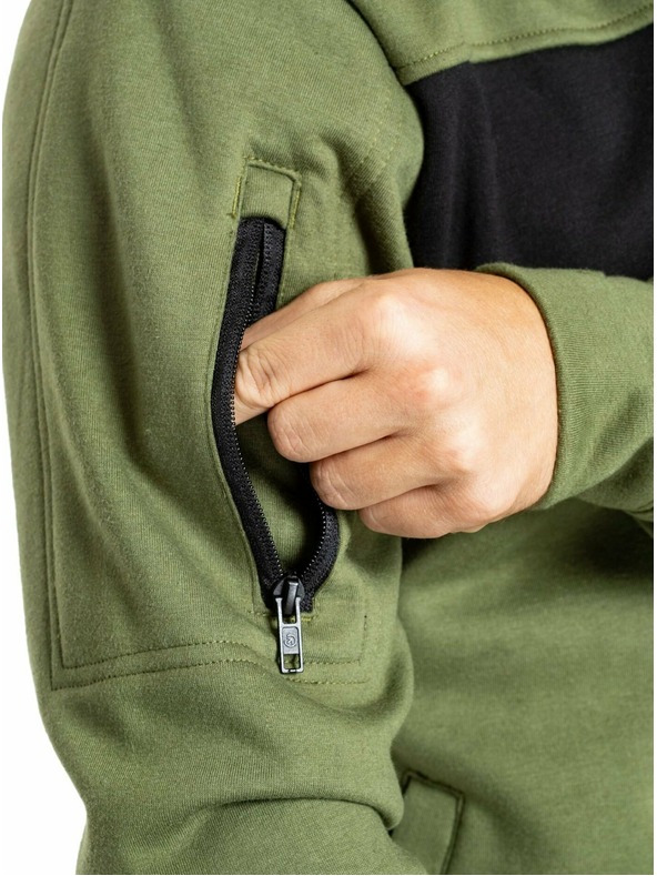 Meatfly Meatfly felpa tecnica uomo Josh Olive | Verde | Taglia