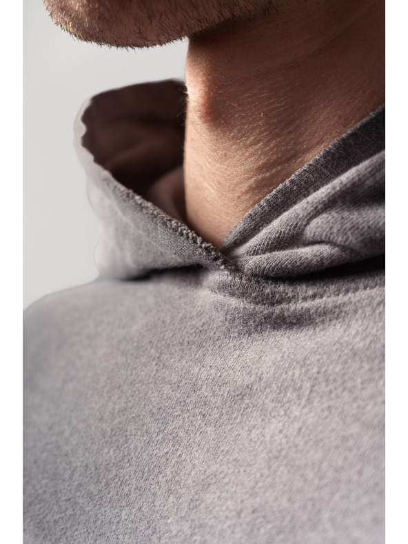 Nebbia Felpa con cappuccio oversize lavata via NO BS 371