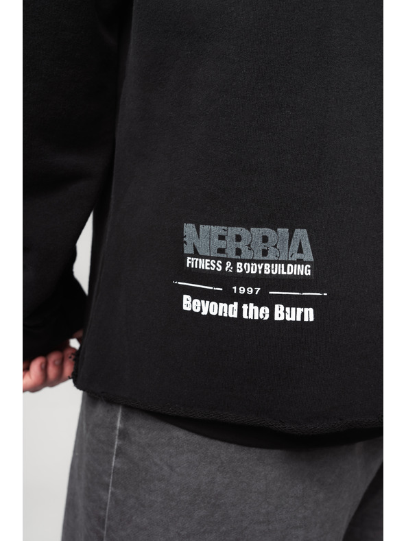 Nebbia Felpa con cappuccio oversize NO BS 363