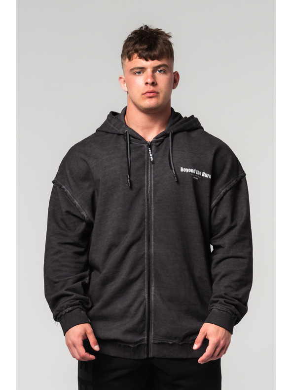 Nebbia Felpa con zip lavabile GYM BRO 362