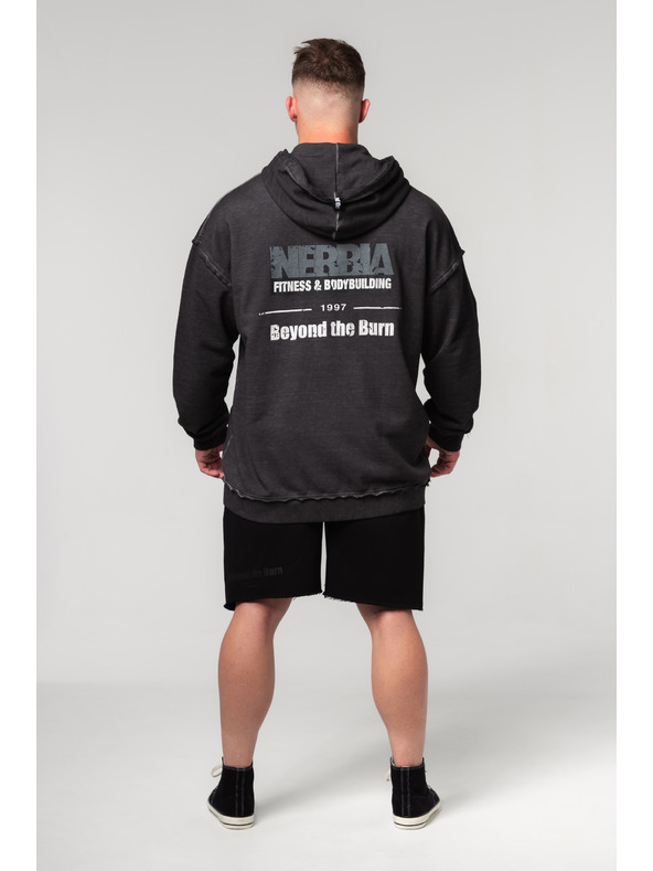 Nebbia Felpa con zip lavabile GYM BRO 362