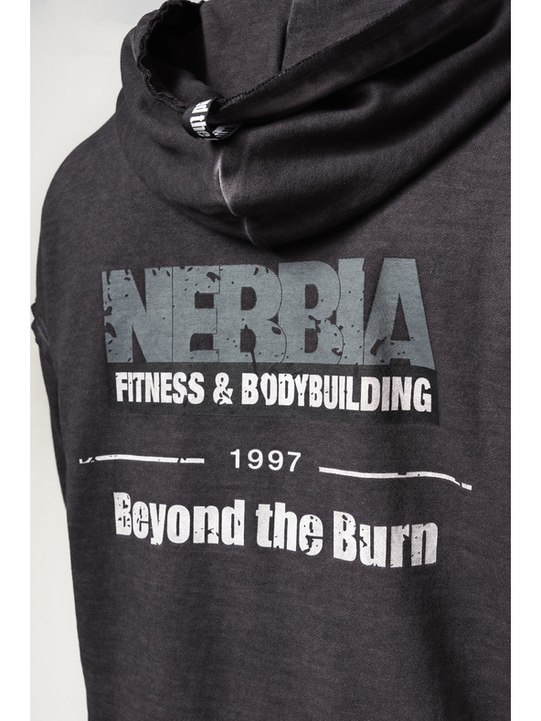 Nebbia Felpa con zip lavabile GYM BRO 362