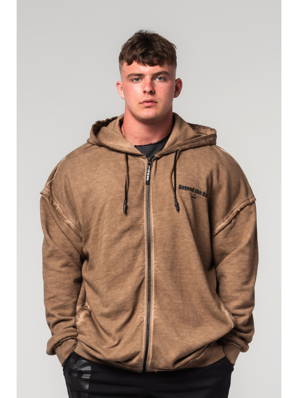 Nebbia Felpa con zip lavabile GYM BRO 362