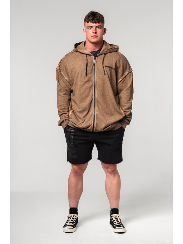 Nebbia Felpa con zip lavabile GYM BRO 362