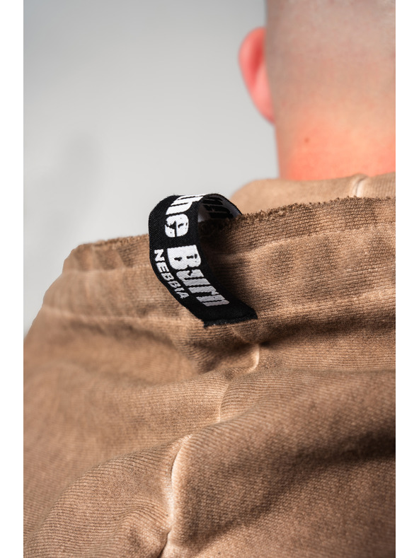 Nebbia Felpa con zip lavabile GYM BRO 362