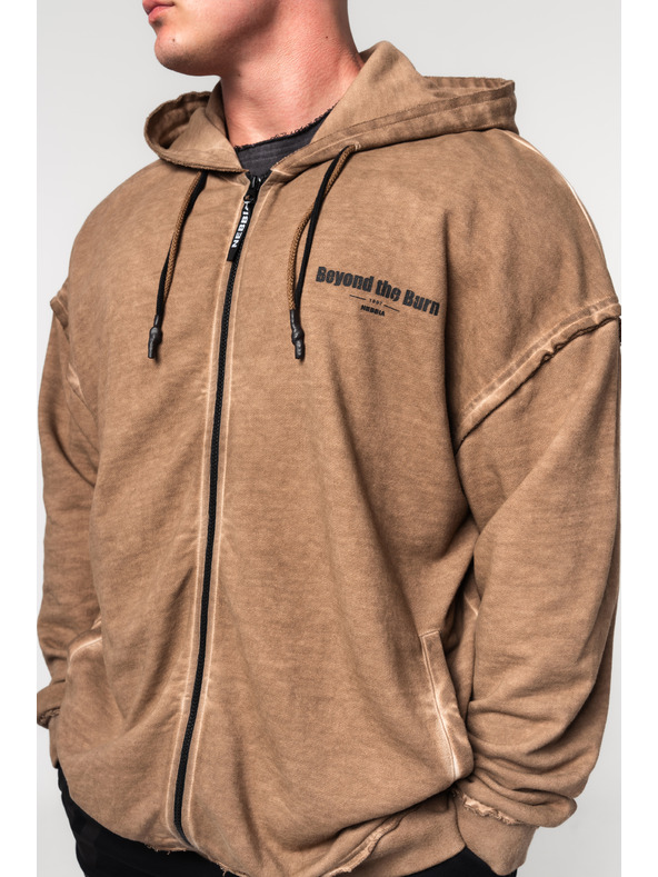 Nebbia Felpa con zip lavabile GYM BRO 362