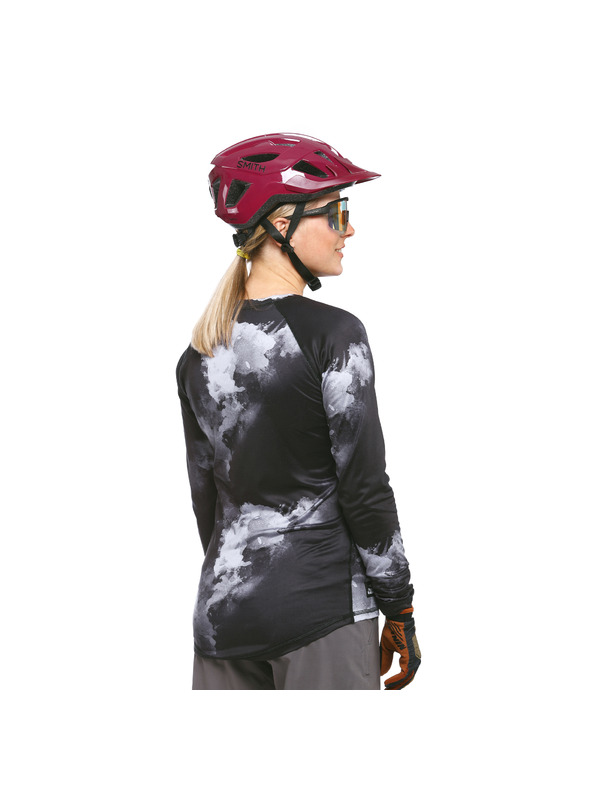 Horsefeathers Maglia da ciclismo Deco grigia da donna HORSEFEATHERS