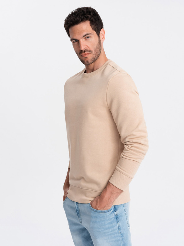 Ombre Clothing Felpa in cotone da uomo BASIC Ombre Clothing