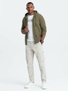 Ombre Clothing Felpa elastica in cotone da uomo BASIC Ombre Clothing