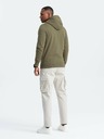 Ombre Clothing Felpa elastica in cotone da uomo BASIC Ombre Clothing