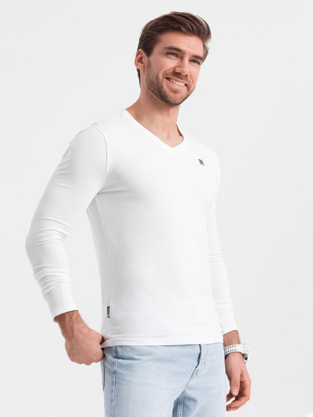 Ombre Clothing Set uomo manica lunga V-NECK - mix 2-pack V2 Z87 Ombre Clothing