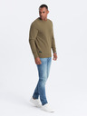 Ombre Clothing Felpa in cotone da uomo BASIC Ombre Clothing