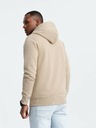 Ombre Clothing Felpa in cotone da uomo BASIC con zip Ombre Clothing