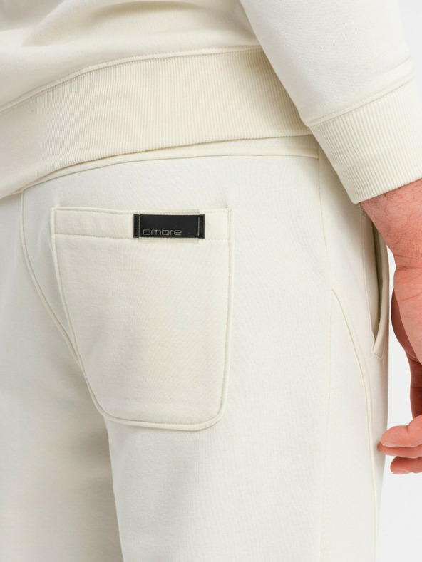 Ombre Clothing Tuta uomo in cotone BASIC crema Ombre Clothing