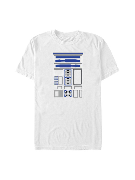 ZOOT.Fan Maglietta Star Wars R2 Uniform bianca da uomo
