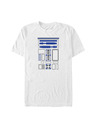 ZOOT.Fan Maglietta Star Wars R2 Uniform bianca da uomo