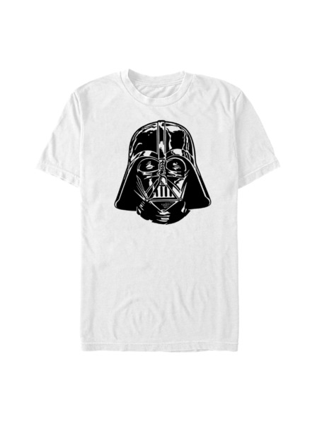 ZOOT.Fan Maglietta bianca da uomo Star Wars Darth Vader Face