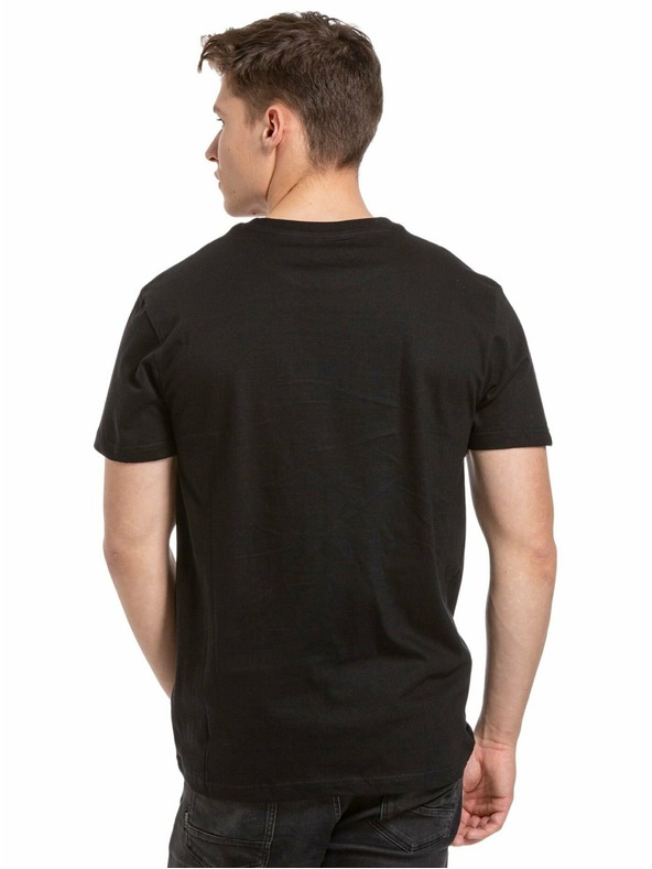 Meatfly Meatfly maglietta da uomo Joe Red/Black | Rossa | Taglia S | 100% cotone