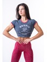 Nebbia Maglietta crop top lavata GOLDEN AGE 782