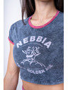 Nebbia Maglietta crop top lavata GOLDEN AGE 782