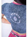 Nebbia Maglietta crop top lavata GOLDEN AGE 782