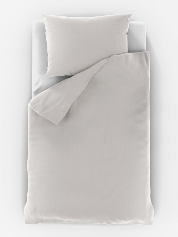 Kvalitex Muslin Bedding Set 140x200, 70x90cm cream Kvalitex