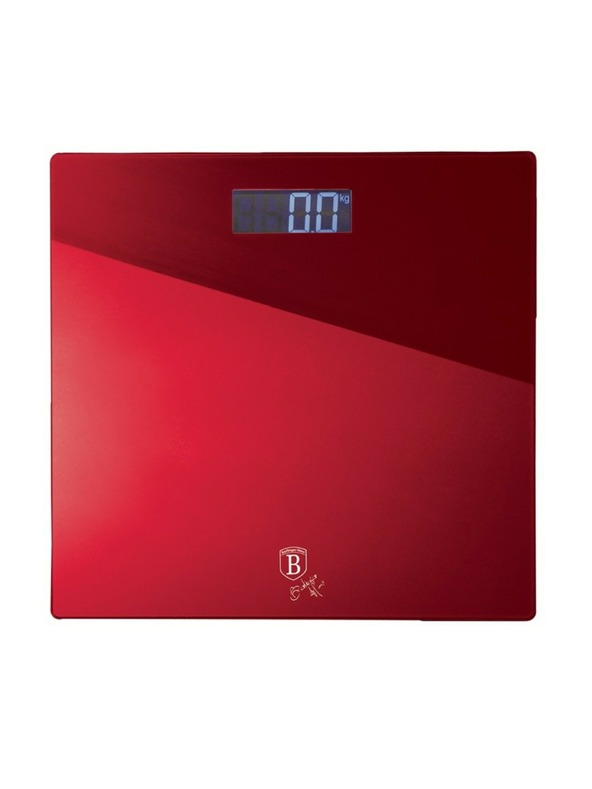 Berlingerhaus Bilancia pesapersone digitale 150 kg Linea Metallica Borgogna BERLINGERHAUS