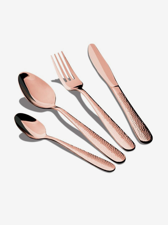 Berlingerhaus Set di posate 24 pezzi in acciaio inox Rosegold Metallic Line II BERLINGERHAUS