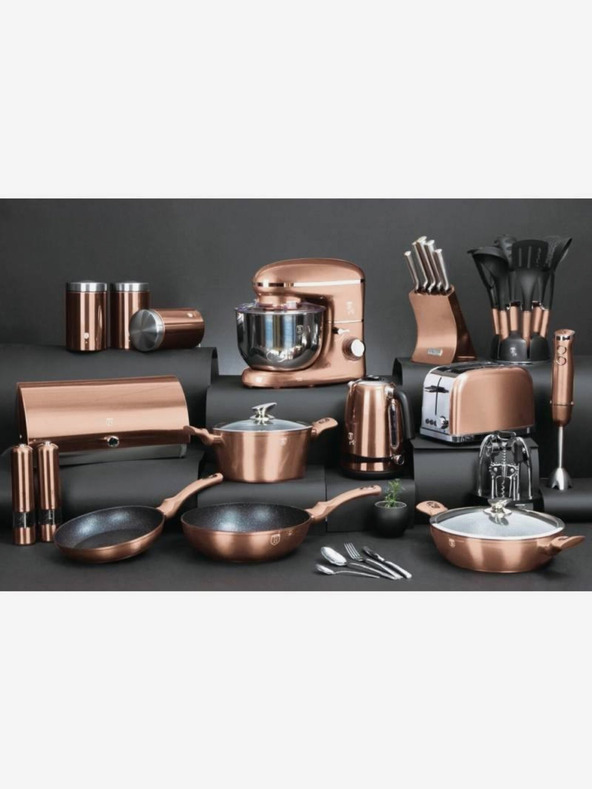 Berlingerhaus Set di posate 24 pezzi in acciaio inox Rosegold Metallic Line II BERLINGERHAUS