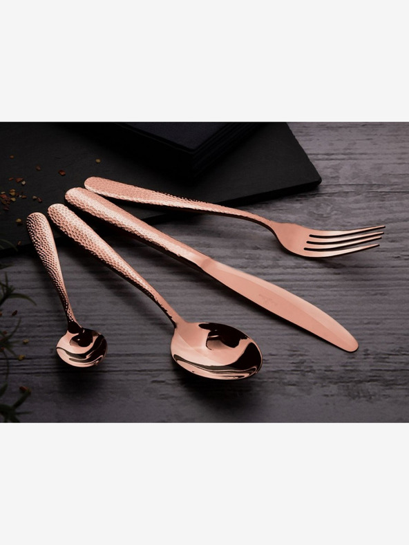 Berlingerhaus Set di posate 24 pezzi in acciaio inox Rosegold Metallic Line II BERLINGERHAUS