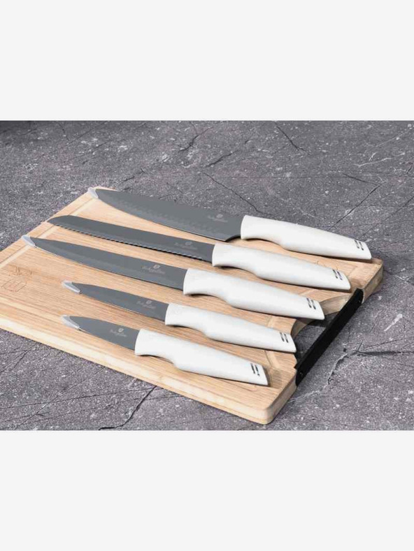 Berlingerhaus Set di cinque coltelli + tagliere BERLINGERHAUS Collezione Aspen