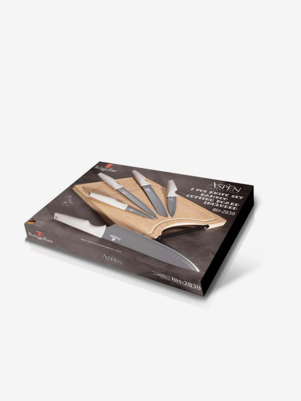 Berlingerhaus Set di cinque coltelli + tagliere BERLINGERHAUS Collezione Aspen