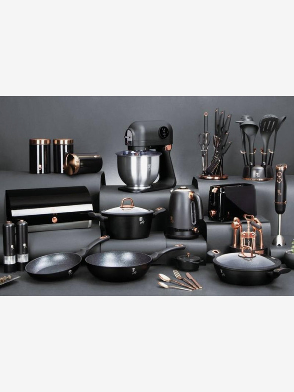 Berlingerhaus Set di cinque coltelli con superficie antiaderente BERLINGERHAUS Black Rose Collection