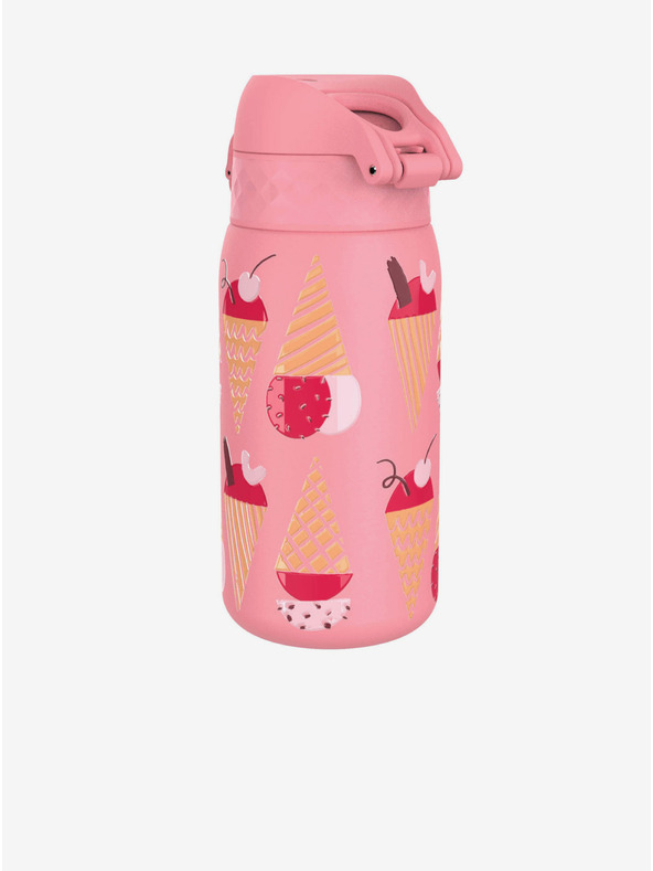 ION8 Bottiglia in acciaio inossidabile rosa a motivi Ion8 Leak Proof Ice Creams (400 ml)
