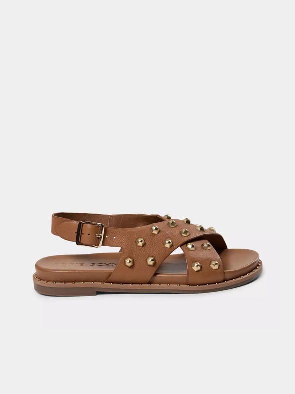 Sofie Schnoor Sandali in pelle marrone da donna Sofie Schnoor