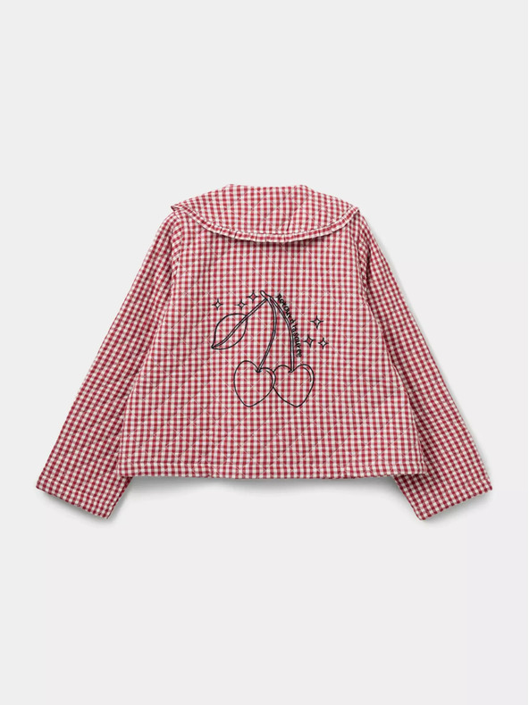 Sofie Schnoor Giacca a quadri da donna Sofie Schnoor bianca e rossa