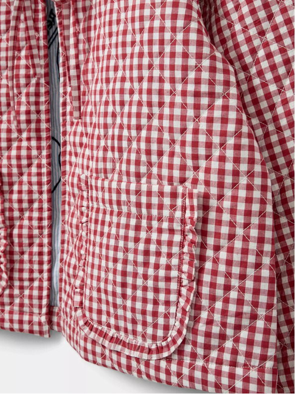 Sofie Schnoor Giacca a quadri da donna Sofie Schnoor bianca e rossa