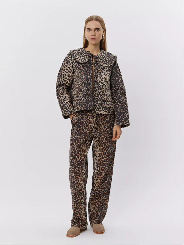 Sofie Schnoor Giacca leopardata da donna beige e marrone Sofie Schnoor